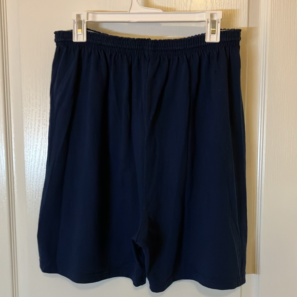 Navy blue athletic or lounge shorts XL - Picture 2 of 5